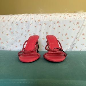 Pink Zara rhinestone strappy sandals: make me an offer